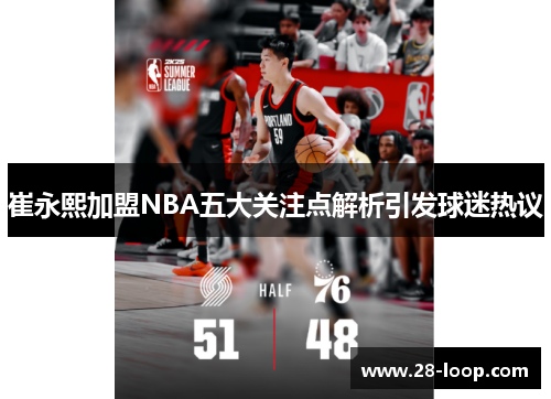 崔永熙加盟NBA五大关注点解析引发球迷热议