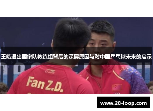 王皓退出国家队教练组背后的深层原因与对中国乒乓球未来的启示